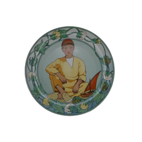 Vintage Unicef and Villeroy & Boch Children of the World Plates Set of 4 - Picture 4 of 13